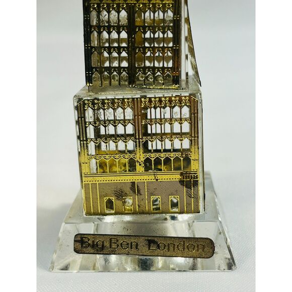 London Big Ben Crystal Metal Clock 3D - Picture 9 of 10